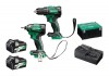 Hikoki 18v Combi Kit  (DV18DE, WH18DE, 2 x BSL36A18 & UC18YSL3)